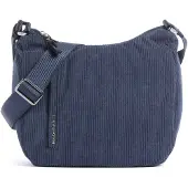 Mandarina Duck Hunter Velvet Hobo, pour femmes, couleur bleu