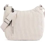 Mandarina Duck Hunter Velvet Hobo Medium Shoulder Bag Beige