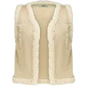 Deeluxe Gilet 'Svany' beige / écru