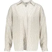 Deeluxe Chemisier 'Owany' beige / noir / blanc