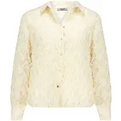 Deeluxe Froufrou Long Sleeve Shirt Beige S Femme