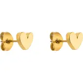Purelei Boucles d'oreilles 'Tiny Heart' or