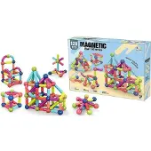 Adar Blocs magnétiques 3D, 128 pièces -