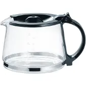 Severin GK5492 Verseuse en verre 1.4l (KA4487), Machine à café : accessoires, Noir, Transparent