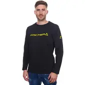 Fischer Big Logo Long Sleeve T-shirt Noir S Homme