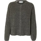 Selected Cardigan 'SLFLulu' gris foncé