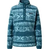 Columbia Benton Springs Printed Snap Half Zip Fleece Bleu L Femme