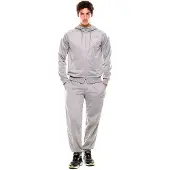 Emporio Armani Ensembles de survêtement EA7 TRAIN VISIBILITY M T-SUIT HOODIE FZ CH PL - TRAIN VISIBILITY M T hommes - Gris - EU XXL