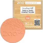 Zao Recharger Blush Compact, 326 Éclat Naturel (9 g)