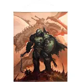 DEVplus Doom The Dark Ages Concept Art Poster Canvas Marron