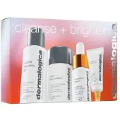 Dermalogica Coffret Nettoyant + Illuminateur : Gel nettoyant visage spécial 50 ml + Poudre exfoliante microfoliante quotidienne 13 g + Sérum visage ill