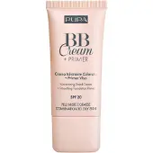 Pupa Milano BB Cream et Primer pour peaux mixtes à grasses SPF 20 (BB Cream + Primer) 30 ml, 001 Nude