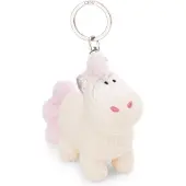 Magni Unisexe, Porte-clés, NICI Schlüsselanhänger Einhorn Creamy Pink 10cm, Pink, Blanc, Rose, Multicolore