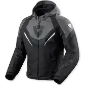 REV'IT! Veste textile Revit Quantum 3 H2O noir / gris 4XL