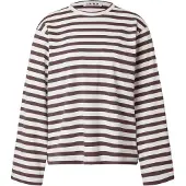 EDITED The Label T-shirt 'Verlee' bourgogne / blanc