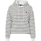 Pieces Sweat-shirt 'PCCHILLI' noir / blanc