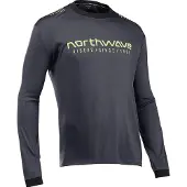 Northwave Unisexe, Maillot de cyclisme, Sharp L/S Trikot (L), Vert, Noir, L