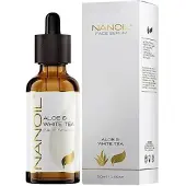 Nanoil Serum Pour Visage à l’Aloe et au Thé Blanc 50ml - Nourrisant, Revitalisant et Antioxydant