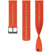 Suunto - 22 ATH6 Silicone Strap - S M (22 mm, Silicone), Sangles de montre, Orange, Pink