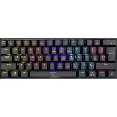 White Shark Clavier mécanique de jeu GK-2022 SHINOBI , US layout, interrupteur bleu, noir