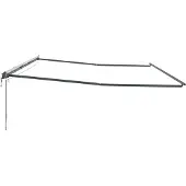 vidaXL Auvent avec Anthracite 6 x 3 m Métal
