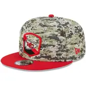 New Era Kansas City Chiefs Cap Snapback 9Fifty Salute To Service Camo