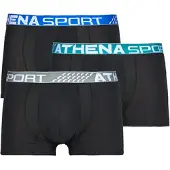 Athena Boxers FRESH Pack de 3 hommes - Noir - EU XL