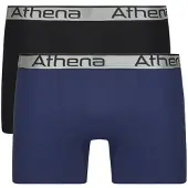 Athena Boxers 720 STRETCH ADJUST Pack de 2 hommes - Noir - EU XXL