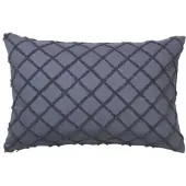 Broste Copenhagen Housses de coussins MAGNE - Bleu - 40x60 cm