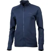 Lundhags Ullto Merino Ws Full Zip, couche intermédiaire, femme, bleu
