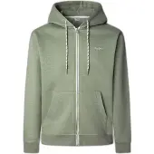 Pepe Jeans Macbeth Melange Full Zip Sweatshirt Vert M Homme