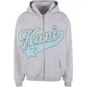 Karl kani Sweat-shirt turquoise / gris