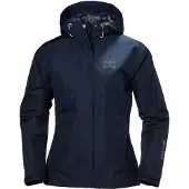 Helly Hansen Seven J/HH Rain, ensemble de pluie, femme, bleu foncé/noir