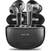 NGS Artica Hush Bluetooth 5.3 Wireless In-Ear Earphones Black ANC 28h Battery
