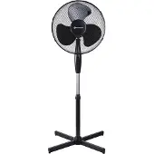 Platinet fan 16", black (44733)