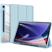DUX Étui pour Samsung Galaxy Tab S9 FE Support Clavier Vidéo Toby Bleu