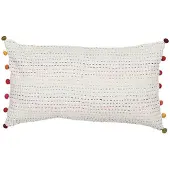Vivaraise Housses de coussins GASTOUNET - Gris - 30x50 cm