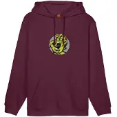 Santa Cruz Hand Dot Front Hoodie Violet M Homme