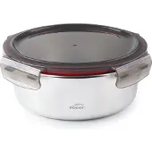 Lacor Récipient Alimentaire Rond Ecoinox Micro-Ondes -1500 Ml 20cm