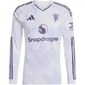 Adidas Manchester United 25/26 Away Long Sleeve T-shirt Blanc XL Homme