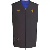 Adidas Gilet 'Manchester United Terrace Icons' bleu / jaune foncé / noir