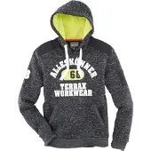 Terrax Hommes, Pull-over, Sweat en tricot polyvalent ta. S, Noir, Gris, (S)