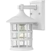 HINKLEY Applique murale d'extérieur, blanc texturé, E27, 40 W, Freeport