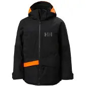 Helly Hansen Summit 2.0, veste de ski, junior, noir