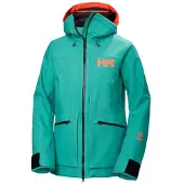 Helly Hansen Powderqueen 3.0, veste de ski, femme, vert