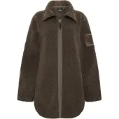 Didriksons Umi, manteau polaire, femme, brun foncé