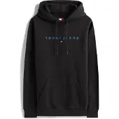Tommy Hilfiger Polaire TJM REG LINEAR LOGO HOODIE EXT hommes - Noir - EU XL