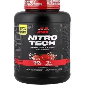 Muscletech , Nitro Tech, Protéine de Lactosérum, Fraise, 4 lb (1,81 kg)