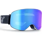 Skisport.dk Master, masque de ski, noir/bleu