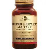 Solgar Reishi Shiitake Maitake - Défenses immunitaires 50 pc(s) Capsule(S)